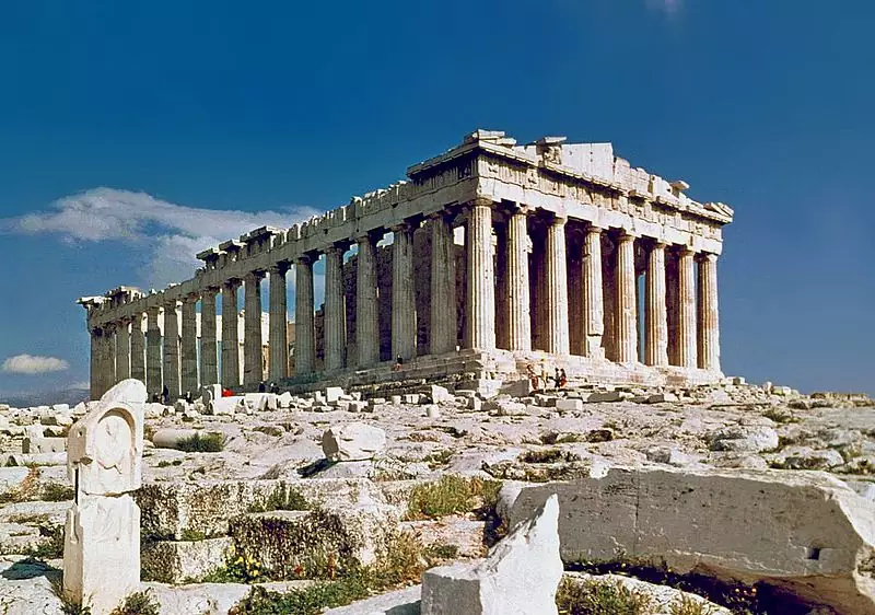 Il Partenone di Atene, il simbolo più conosciuto della Grecia Classica.